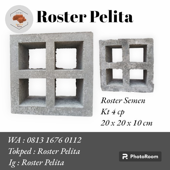 Roster Semen Persegi untuk Ventilasi Jual Roster Semen untuk ventilasi udara